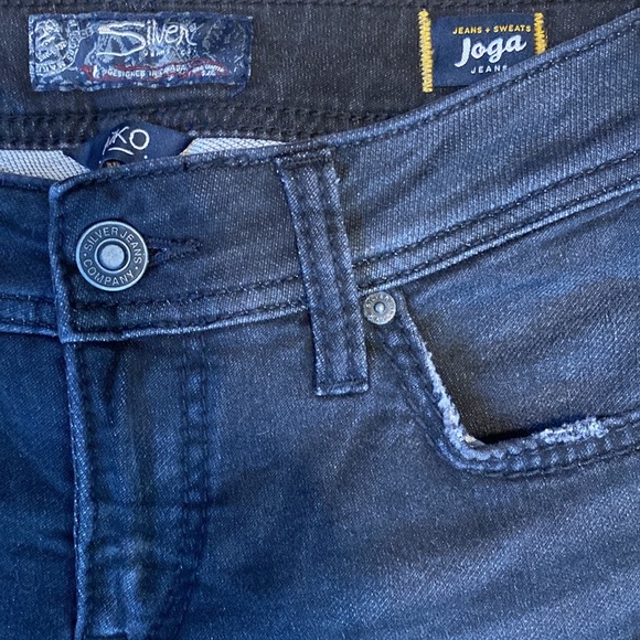 Silver aiko high skinny black joga Jeans - Picture 3 of 7